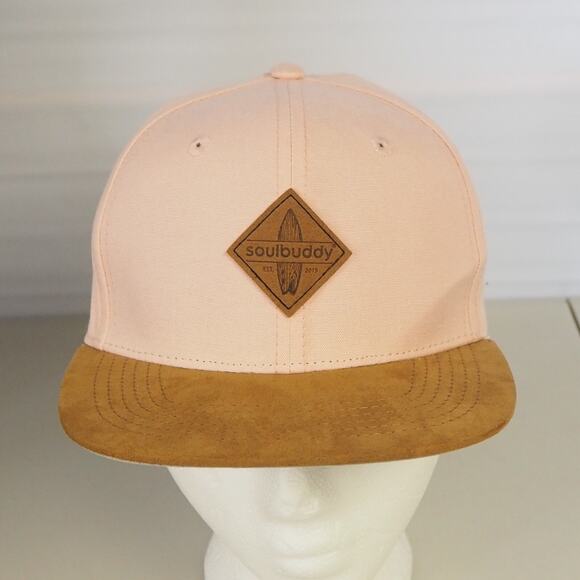 Soulbuddy Kids Size L hat Surfing Beach Snapback Adjustable Vegan Leather Import - Picture 1 of 11